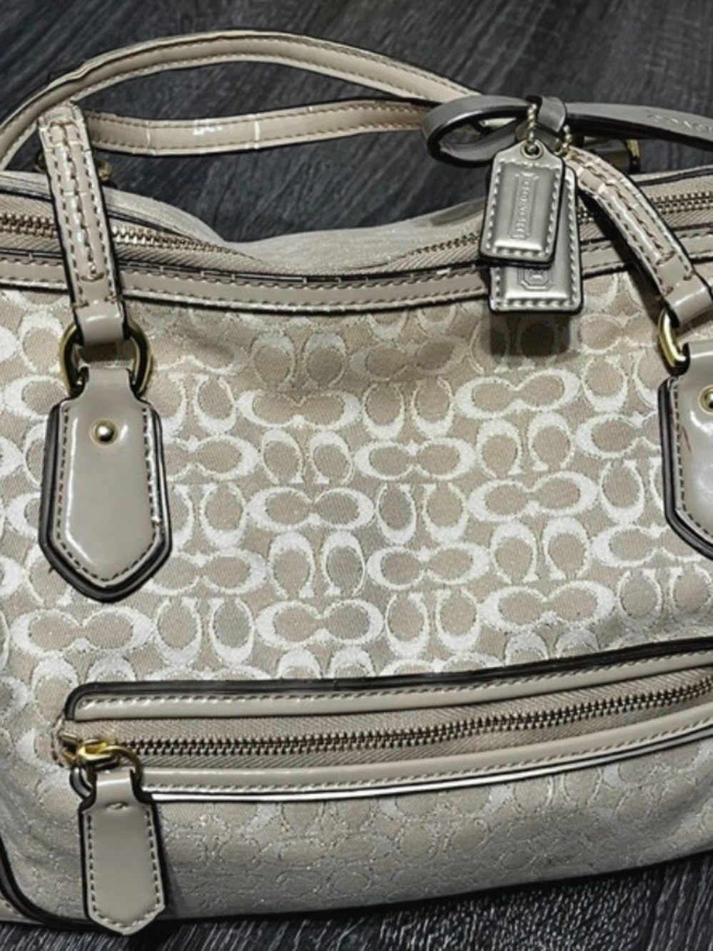 Coach Signature Purse - Picture 1 of 7